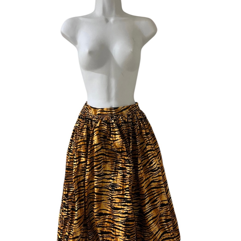 Pinup Couture Deadly Dames Tiger Print Women's Skirt